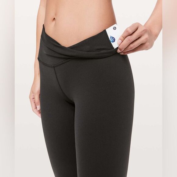 Lululemon Wunder Under Hi-Rise Tight Full-On Luxtreme 28" Black Leggings Size 4 - Picture 6 of 16